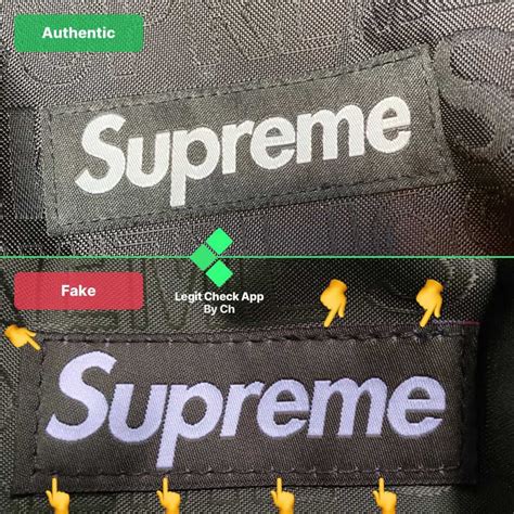 supreme bag fake vs real|authentic supreme vs fake clothing.